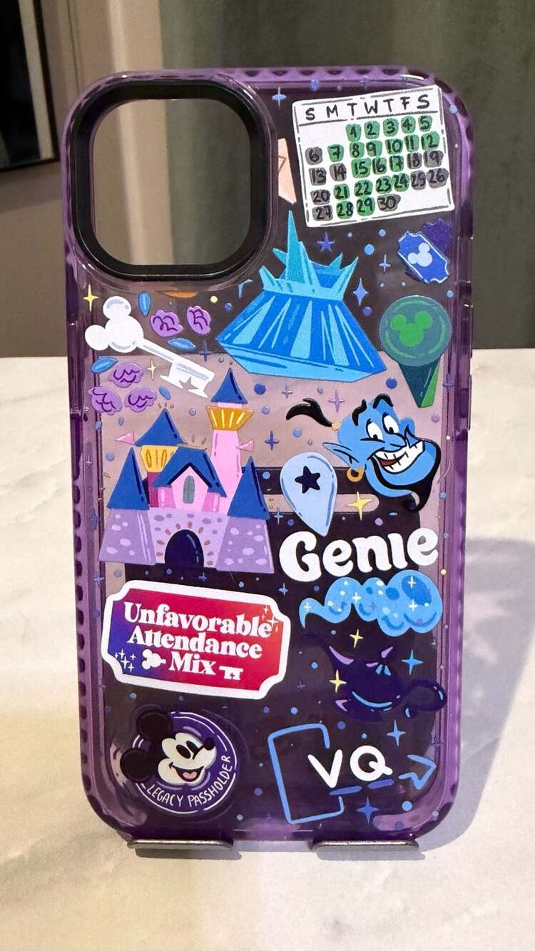 Get It Creations Disney Magic Key Passholder Inspired Purple iPhone 13 Case
